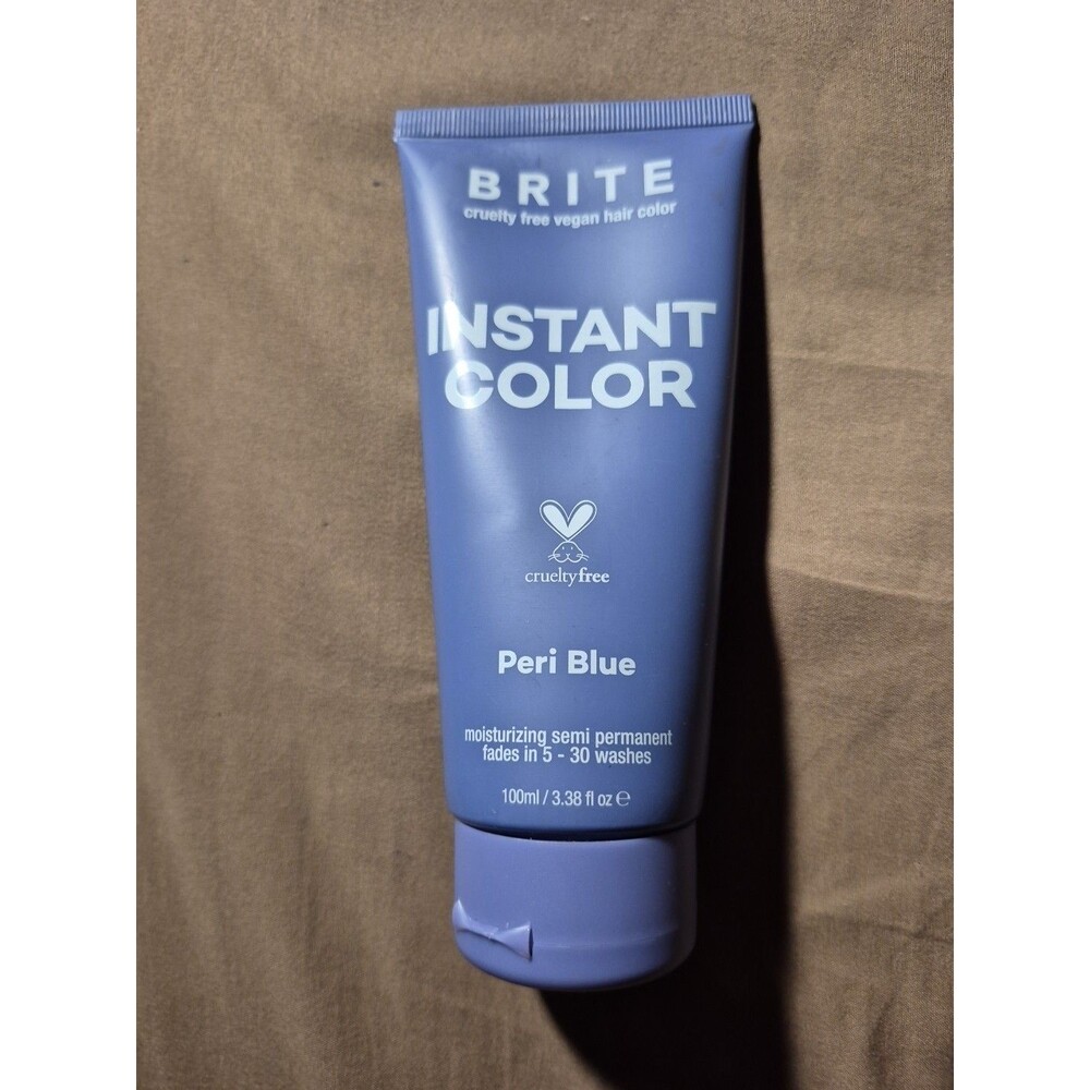 New Brite Instant Color  Semi Permanent Hair Color Peri Blue  3.38 fl oz Moistur